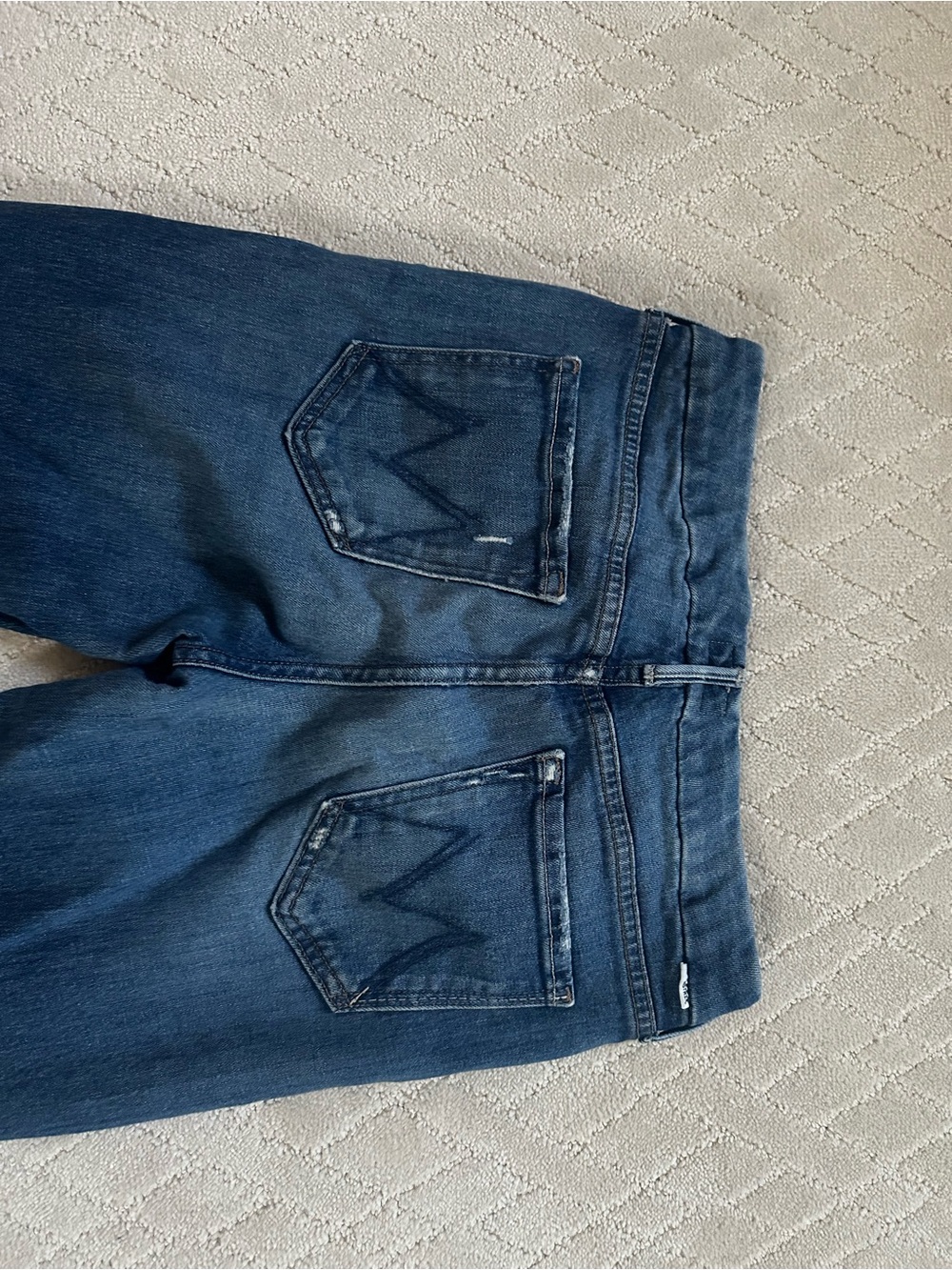 MOTHER womens Dark Indigo Skinny Jeans “the looker” size 28